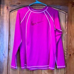 Long sleeved swim top